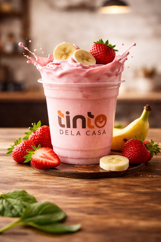 Banana Strawberries Smoothie